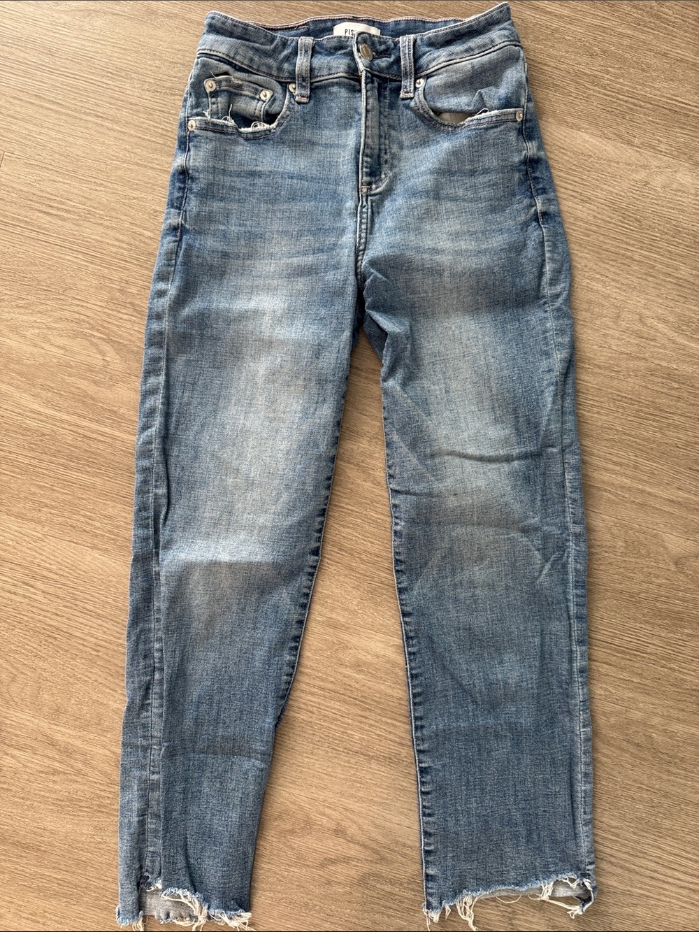 pistola Light Blue Straight Leg Jeans